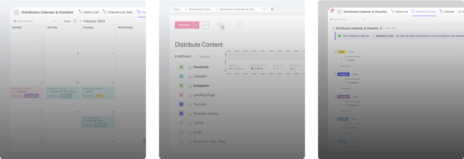 Content Distribution Template