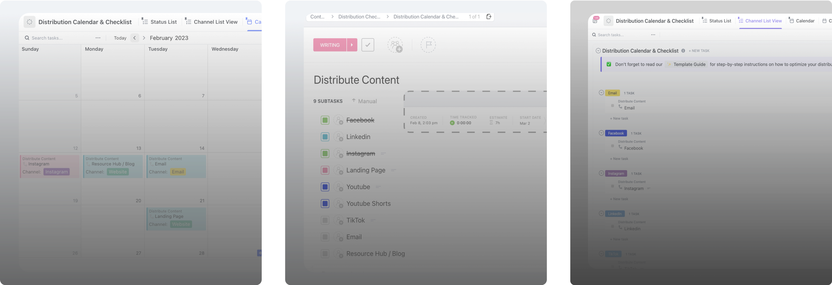 Content Distribution Template