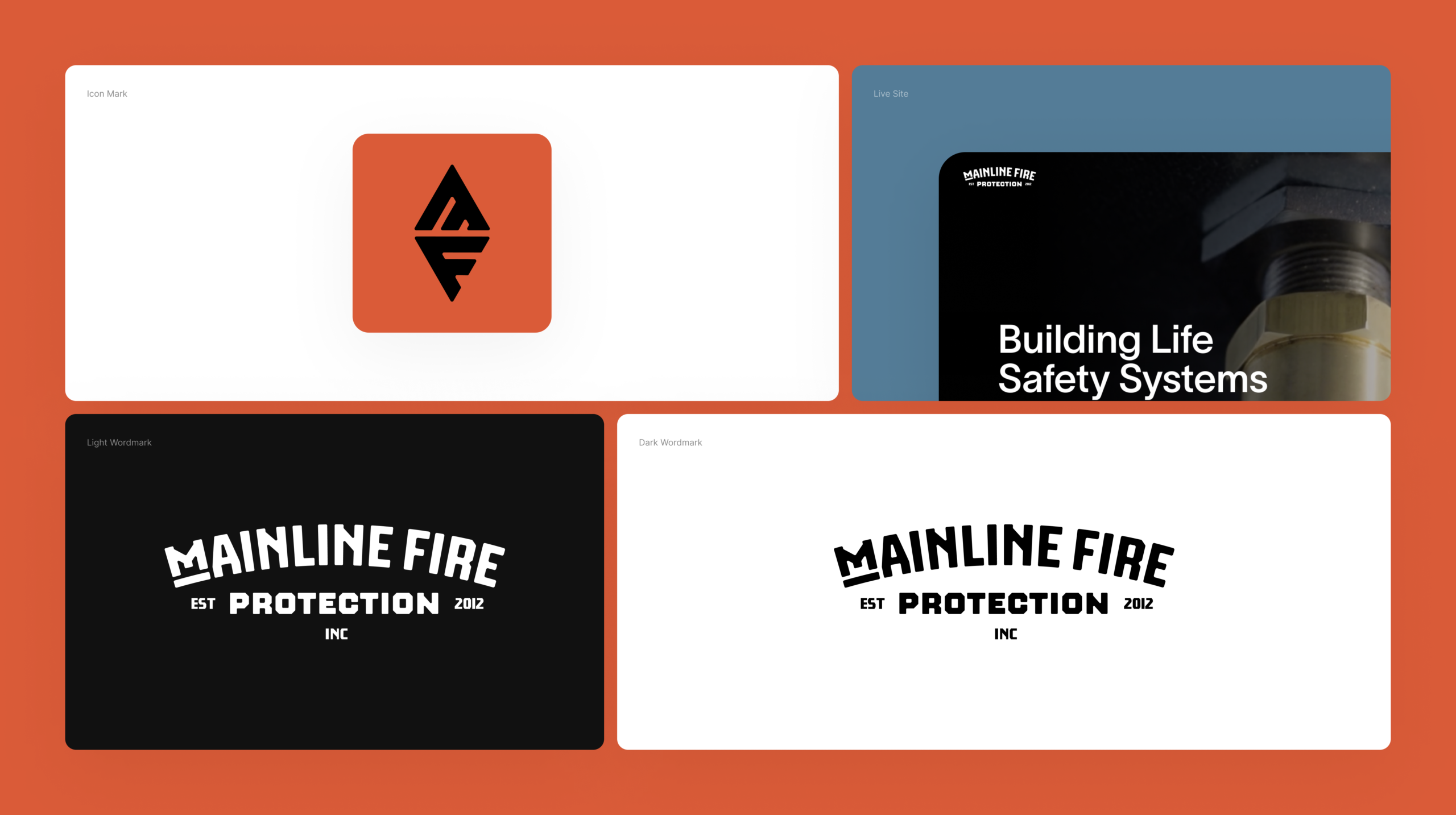 Mainline Fire Logo Design