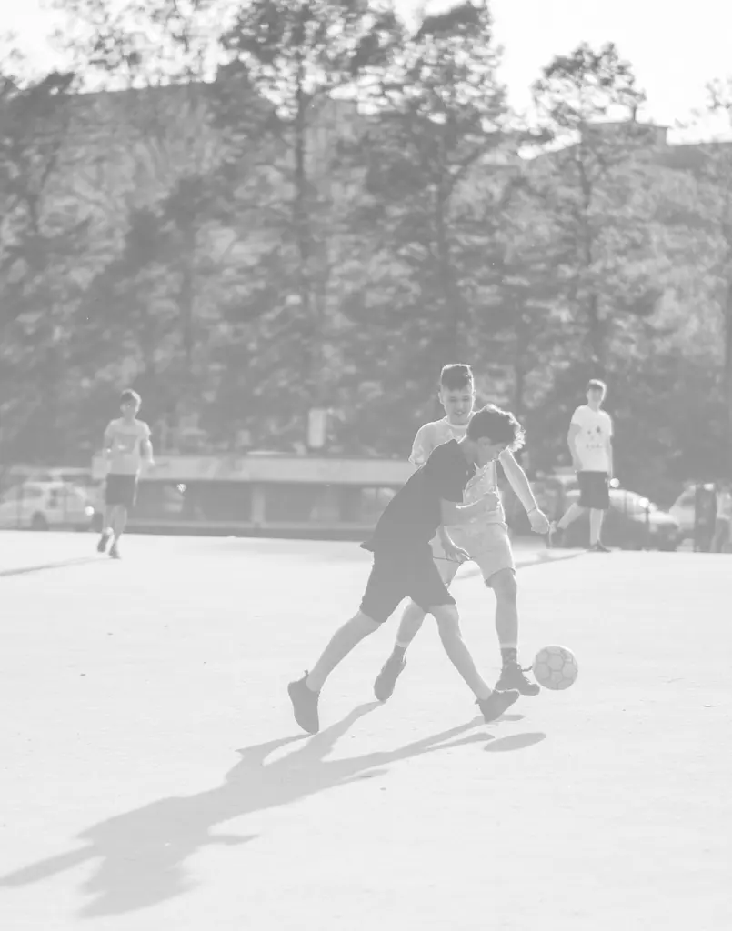 Kids Playing Soccer